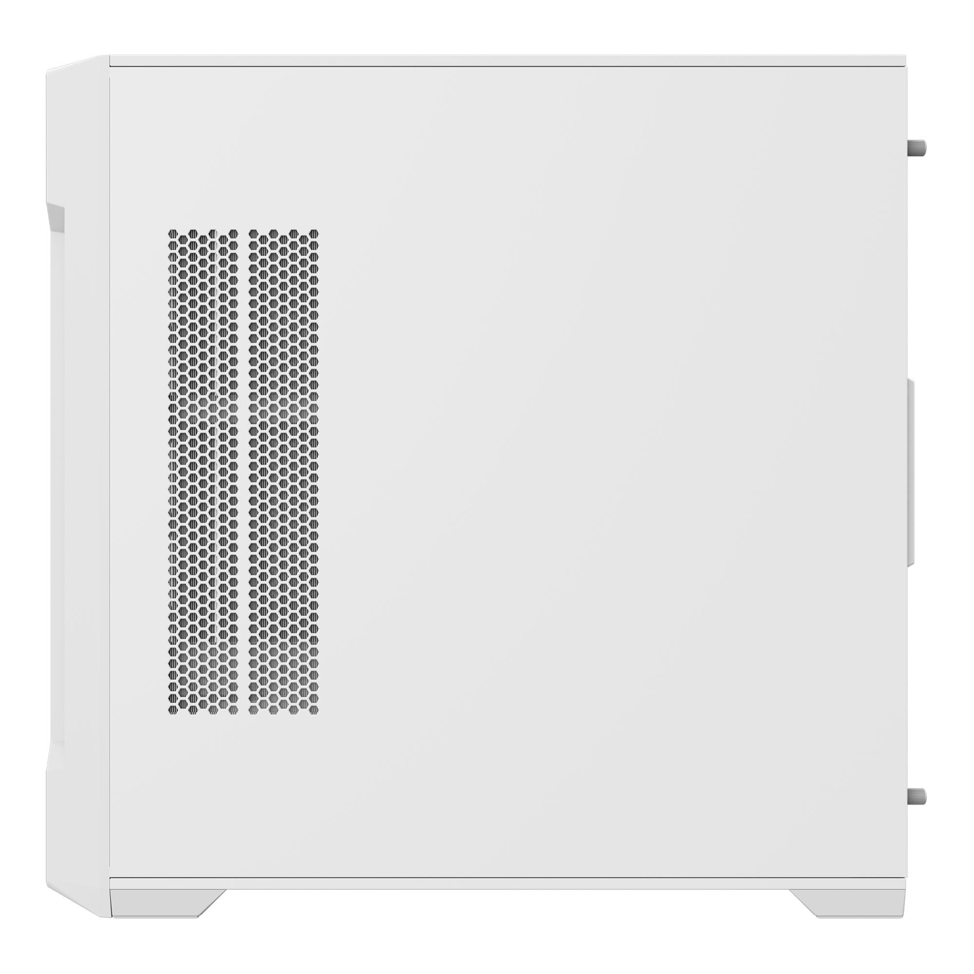 GIGABYTE C102 Glass Ice - Casing PC Gaming M-ATX Included 2 Fan - White - Image 4