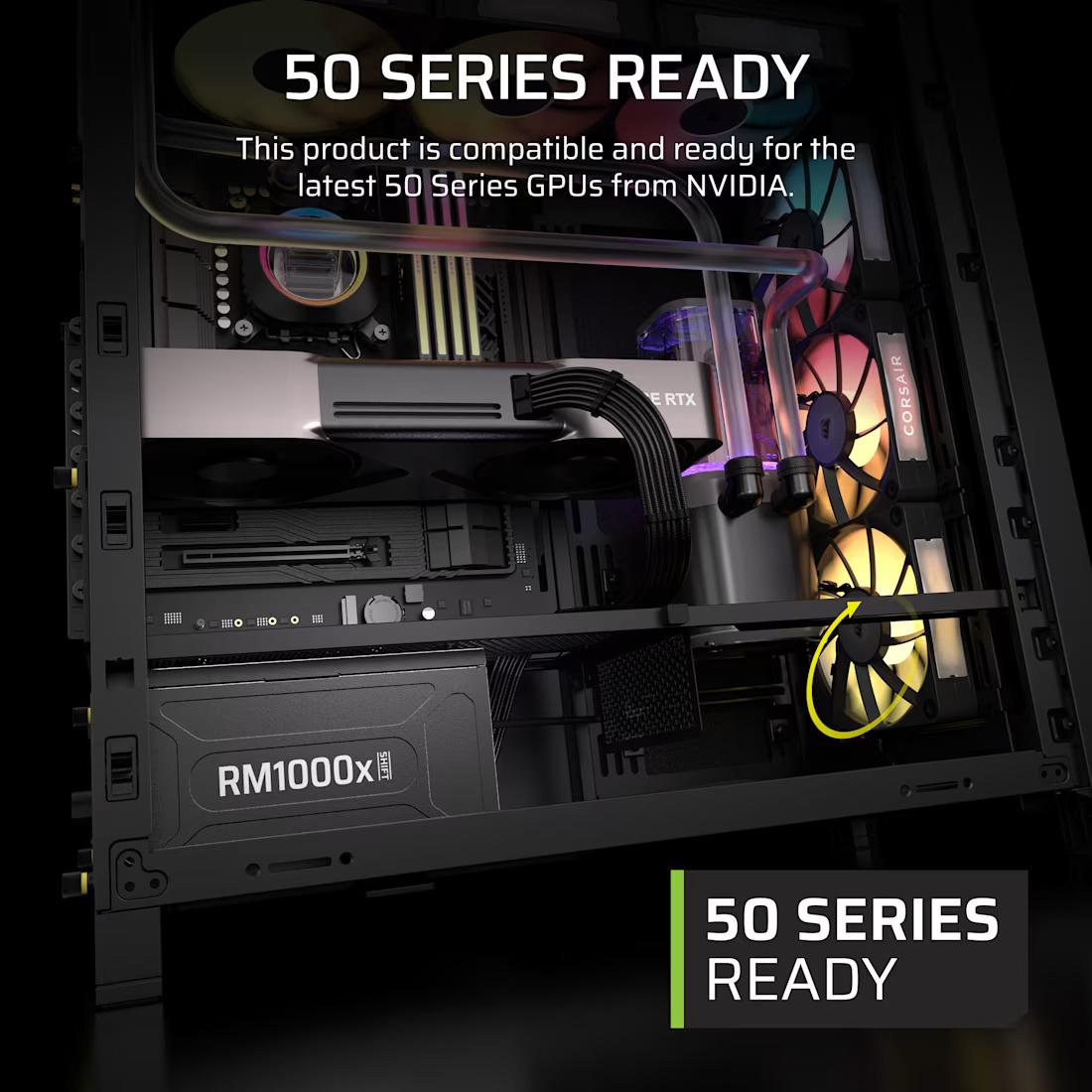 Corsair RM1000X SHIFT / 1000RMX SHIFT (2025) Cybenetics Gold Fully Modular ATX 3.1 PCIe 5.1 - Image 2