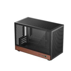 JualCasing DEEPCOOL CH260 / CH-260 WOOD M-ATX PC Case – BLACK