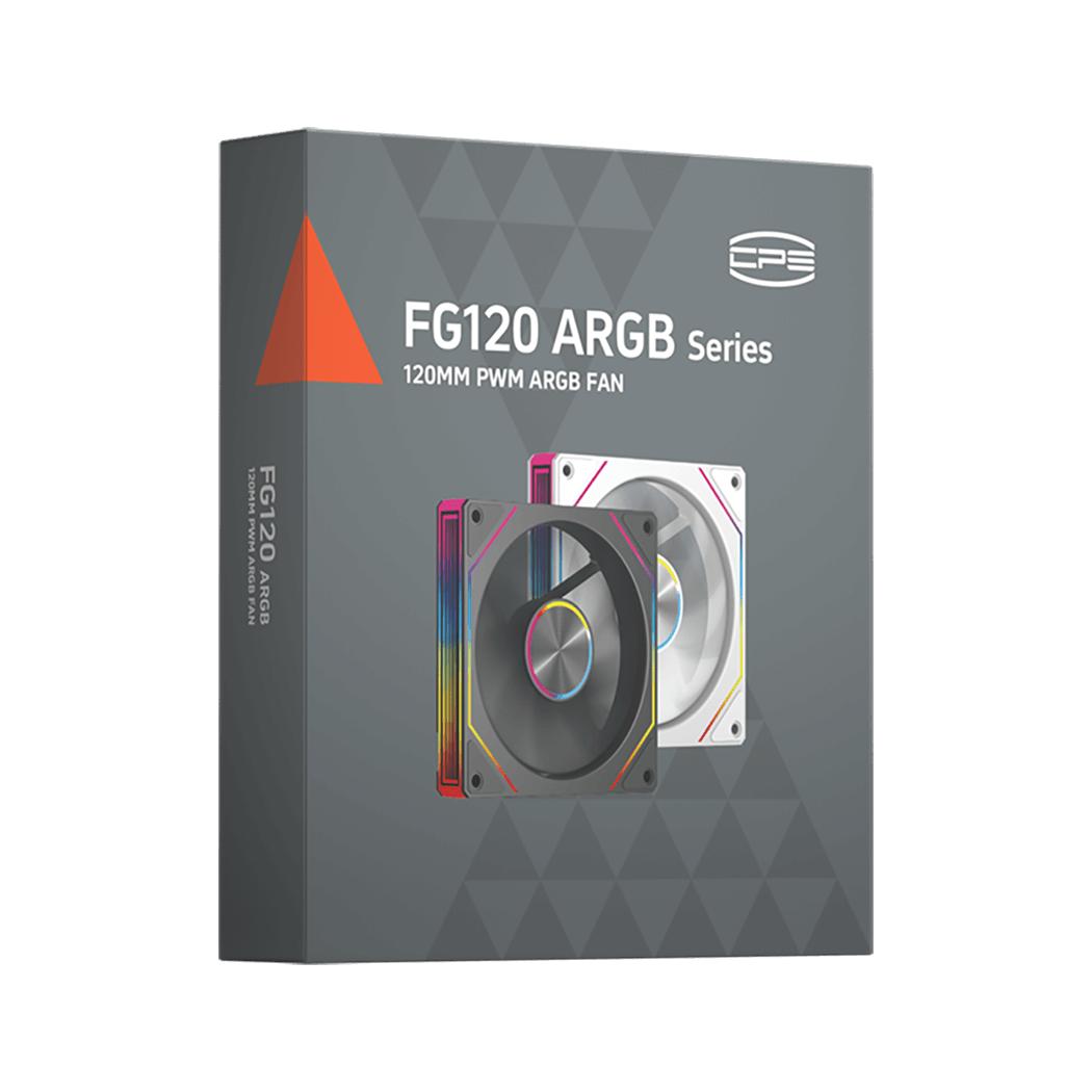 PCCOOLER FG120 ARGB | 120mm Forward Fan PWM ARGB - BLACK - Image 6