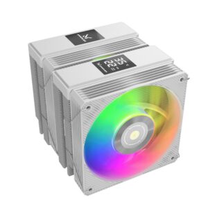 FPMAX F-650 ARGI - CPU Cooler ARGB With Digital Display - White