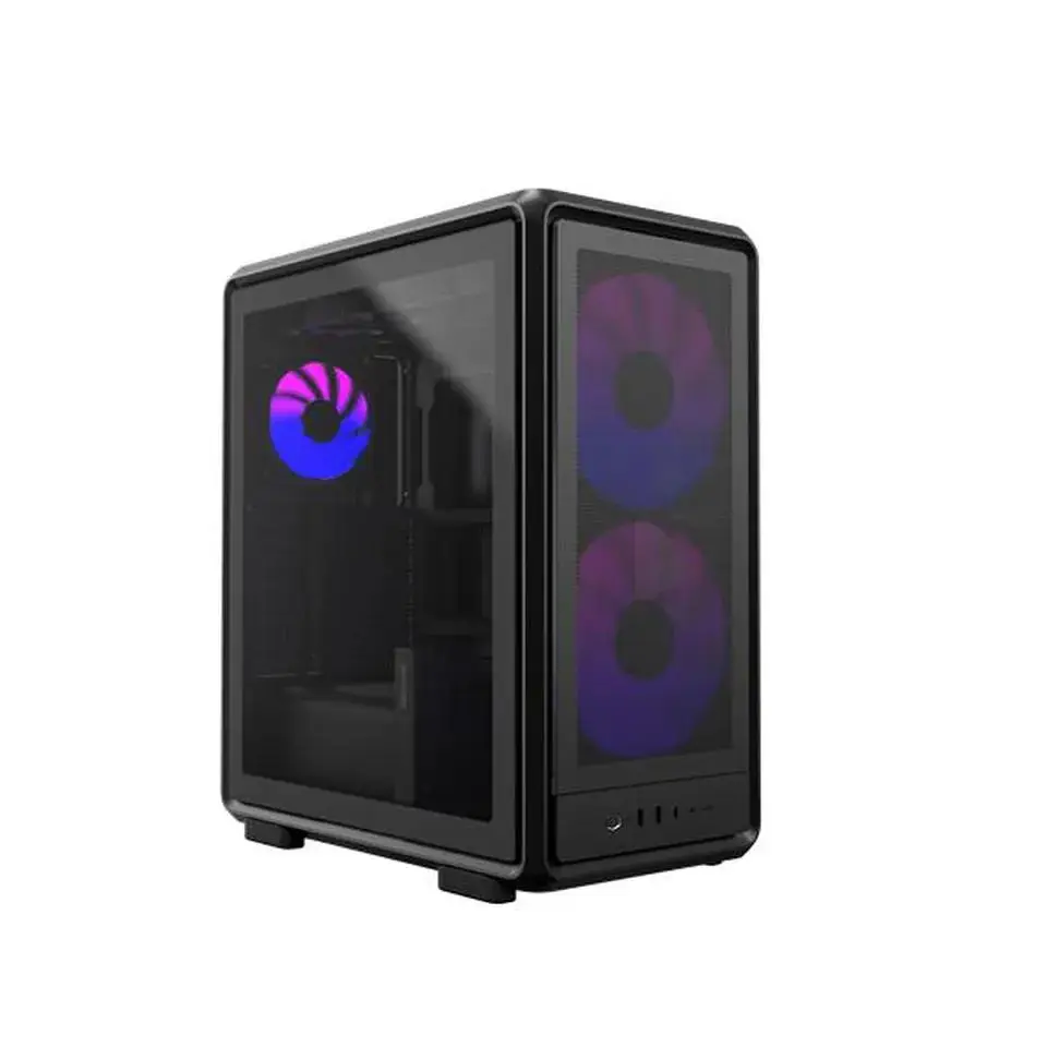 CoolerMaster Masterframe 500 Mesh ARGB | ATX PC Case Include 3 ARGB Fans - Black - Image 2