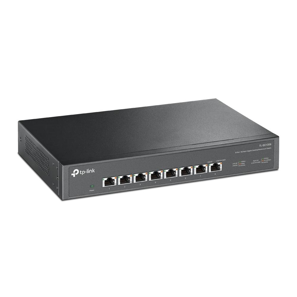 TP-LINK TL-SX1008 8-Port 10G Desktop Rackmount Switch - Image 2