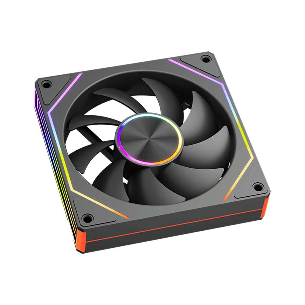 PCCOOLER FG120 ARGB | 120mm Forward Fan PWM ARGB - BLACK - Image 4