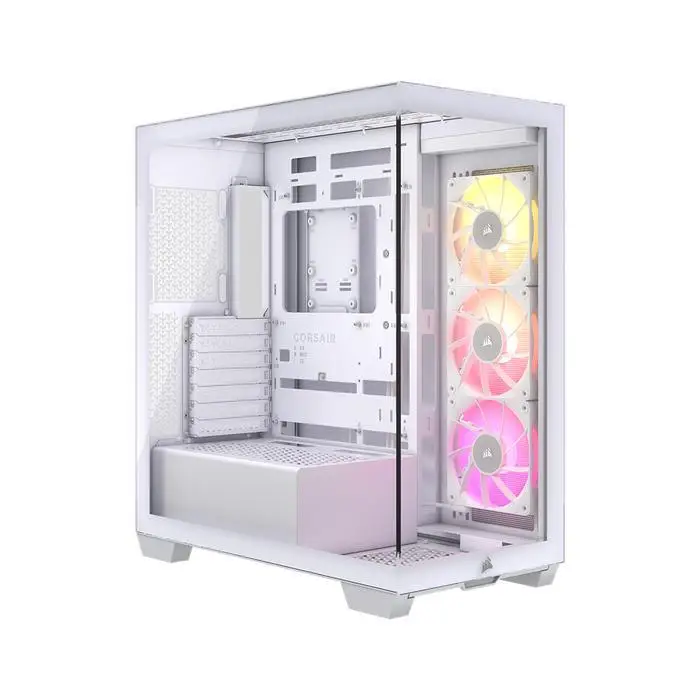 Corsair iCue LINK 3500X RGB | E-ATX PC Case Mid Tower with 3 RGB Fans - WHITE (CC-9011281-WW) - Image 9
