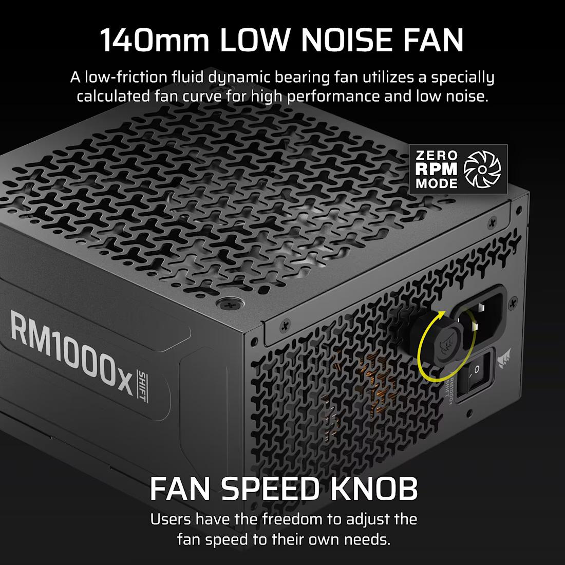 Corsair RM1000X SHIFT / 1000RMX SHIFT (2025) Cybenetics Gold Fully Modular ATX 3.1 PCIe 5.1 - Image 7