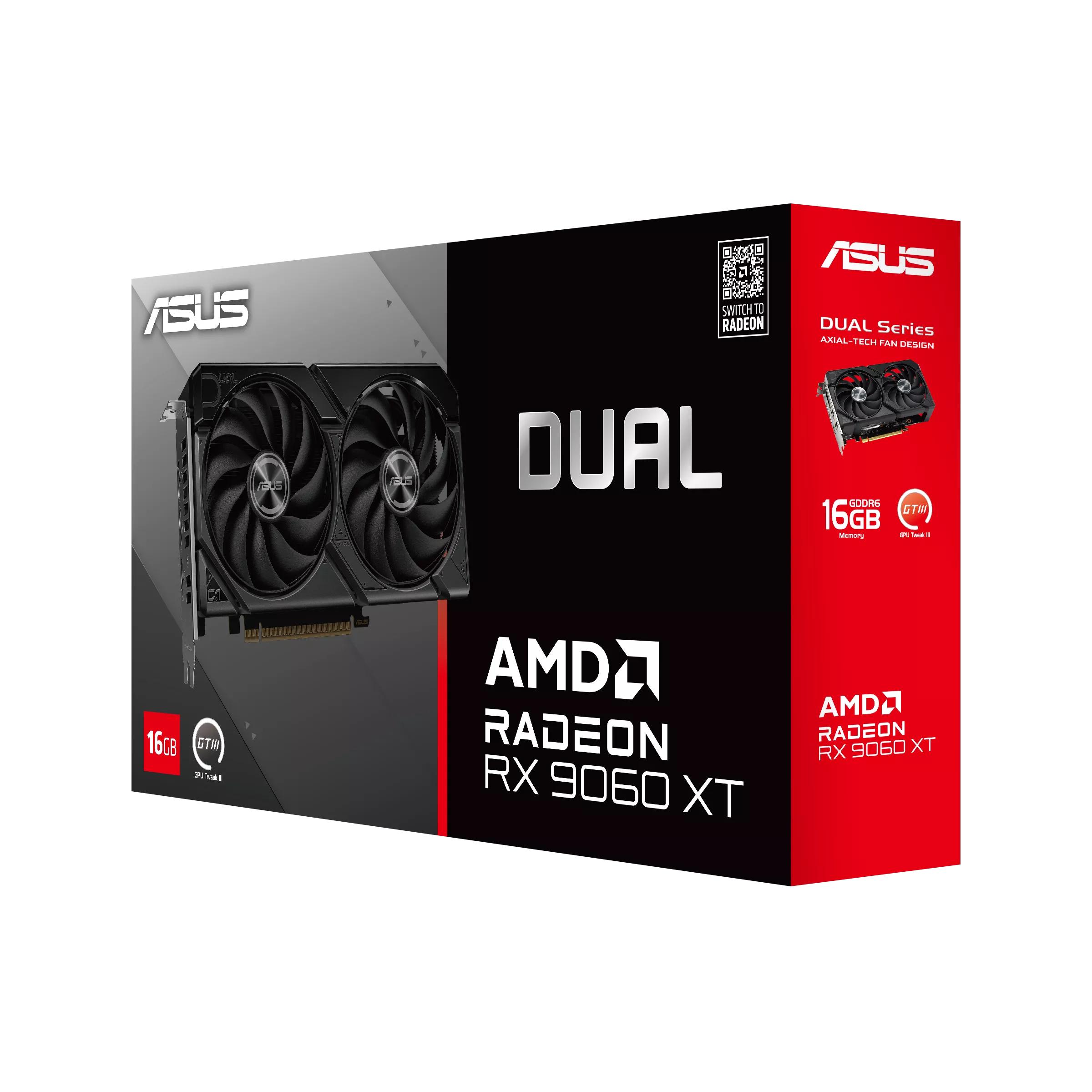 ASUS DUAL RADEON RX 9060 XT 16GB GDDR6 - Black - Image 7