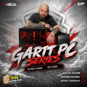 JualGARIT PC SERIES | Ryzen 5 5600 | RTX 5060 8GB OC | 16GB | 500GB (Powered by ASUS)