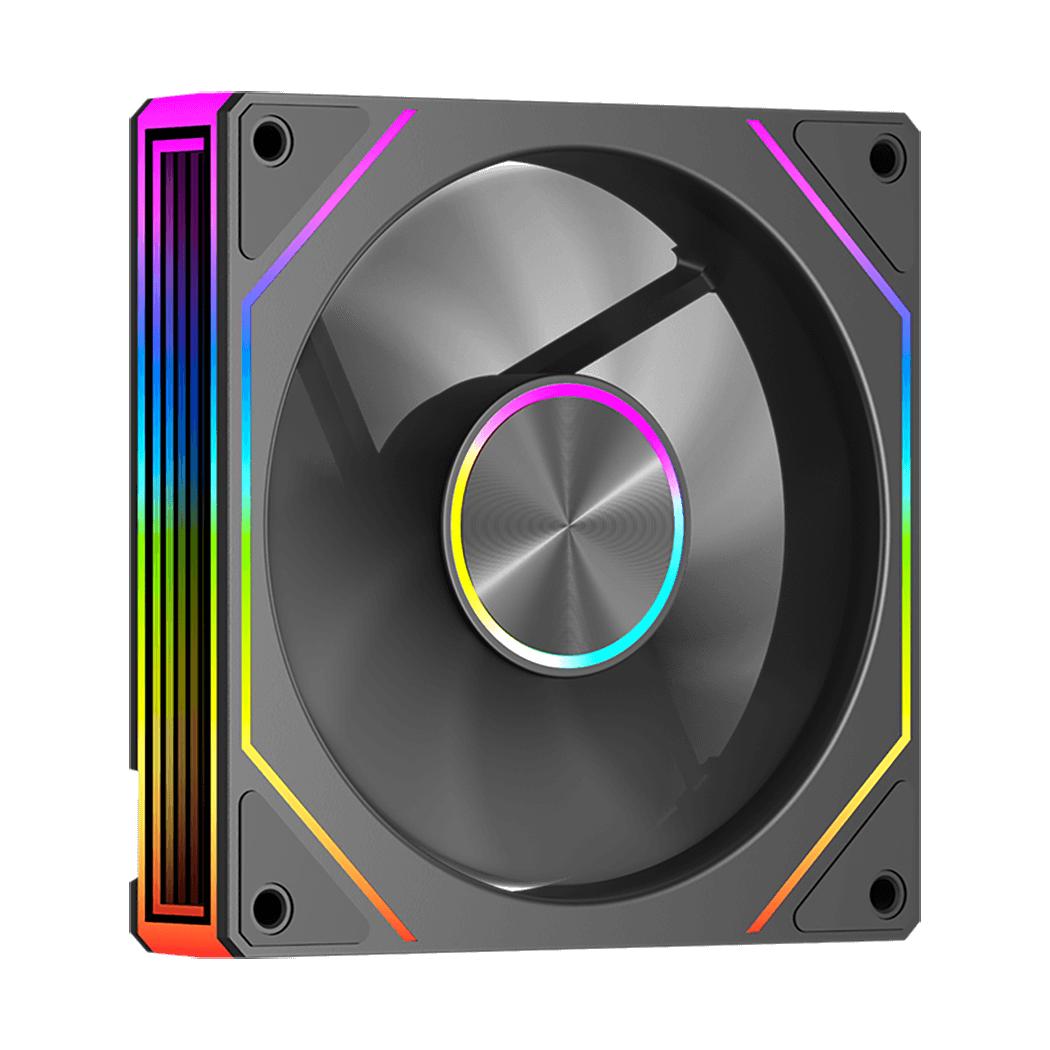 PCCOOLER FG120R ARGB | 120mm Reverse Fan PWM ARGB - Black - Image 3