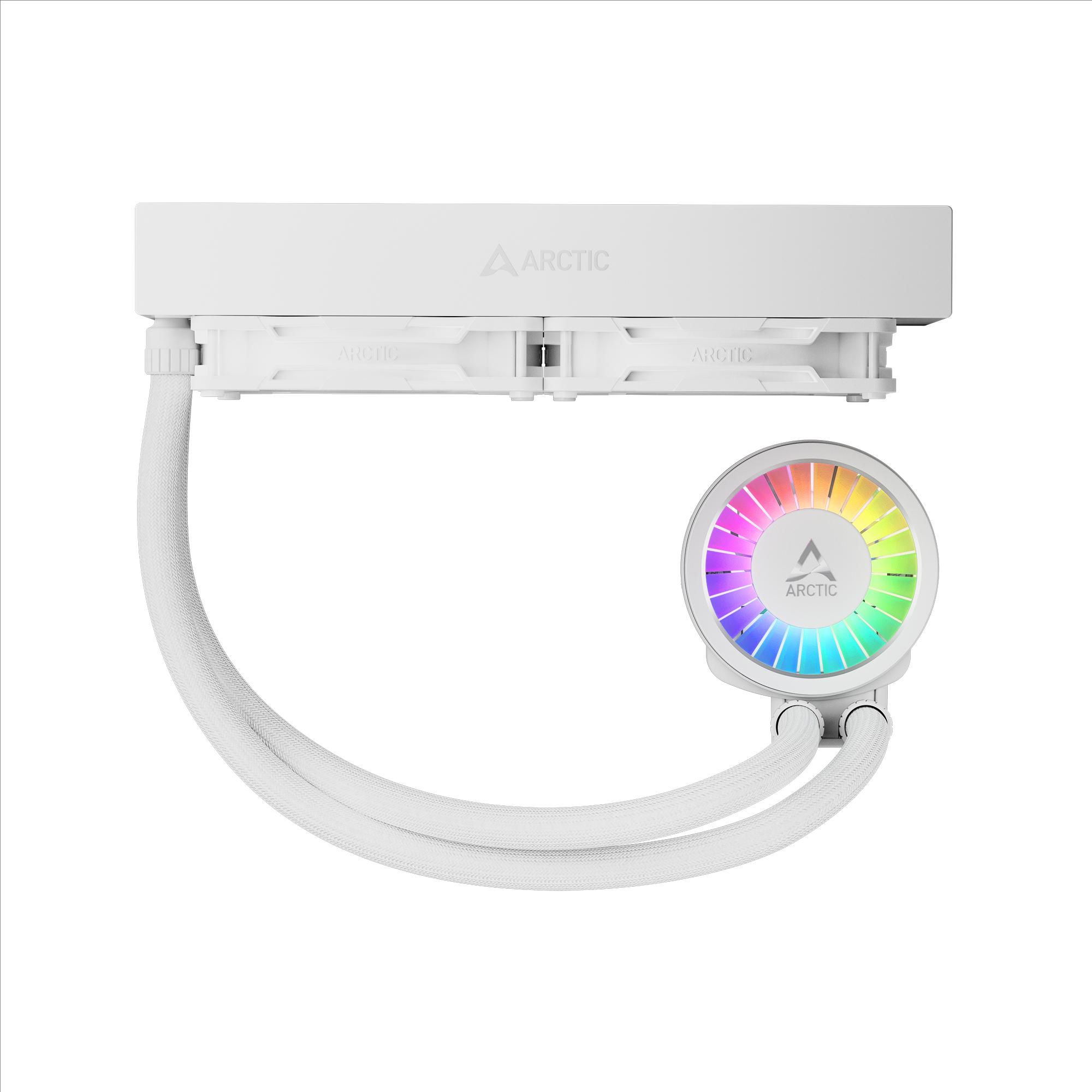 ARCTIC Liquid Freezer III Pro 240 A-RGB | Multi Compatible AIO CPU Water Cooler - White - Image 3