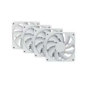 Fan Casing HYTE FA12 - 120mm PWM Fan 4 Pack - Snow White