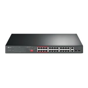 TP-LINK SL1226P 24-Port 10/100Mbps + 2-Port Gigabit Unmanaged PoE+
