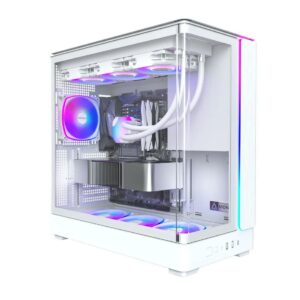 Casing MONTECH KING 45 PRO - ATX PC Case Include 4 Fan - White