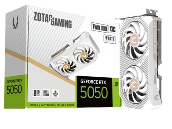 ZOTAC GAMING GeForce RTX 5050 8GB Twin Edge OC GDDR6 - White