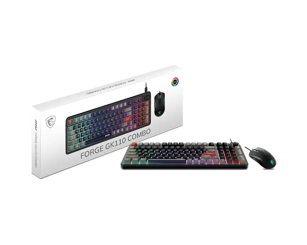 MSI FORGE GK110 COMBO RGB - Gaming Keyboard & Mouse - Image 5