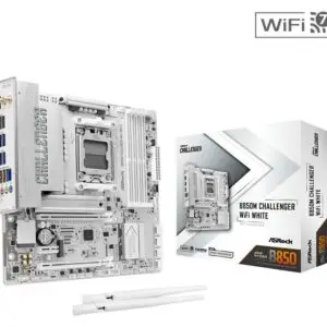 JualASRock B850M Challenger WiFi WHITE (AMD AM5, B850, DDR5)