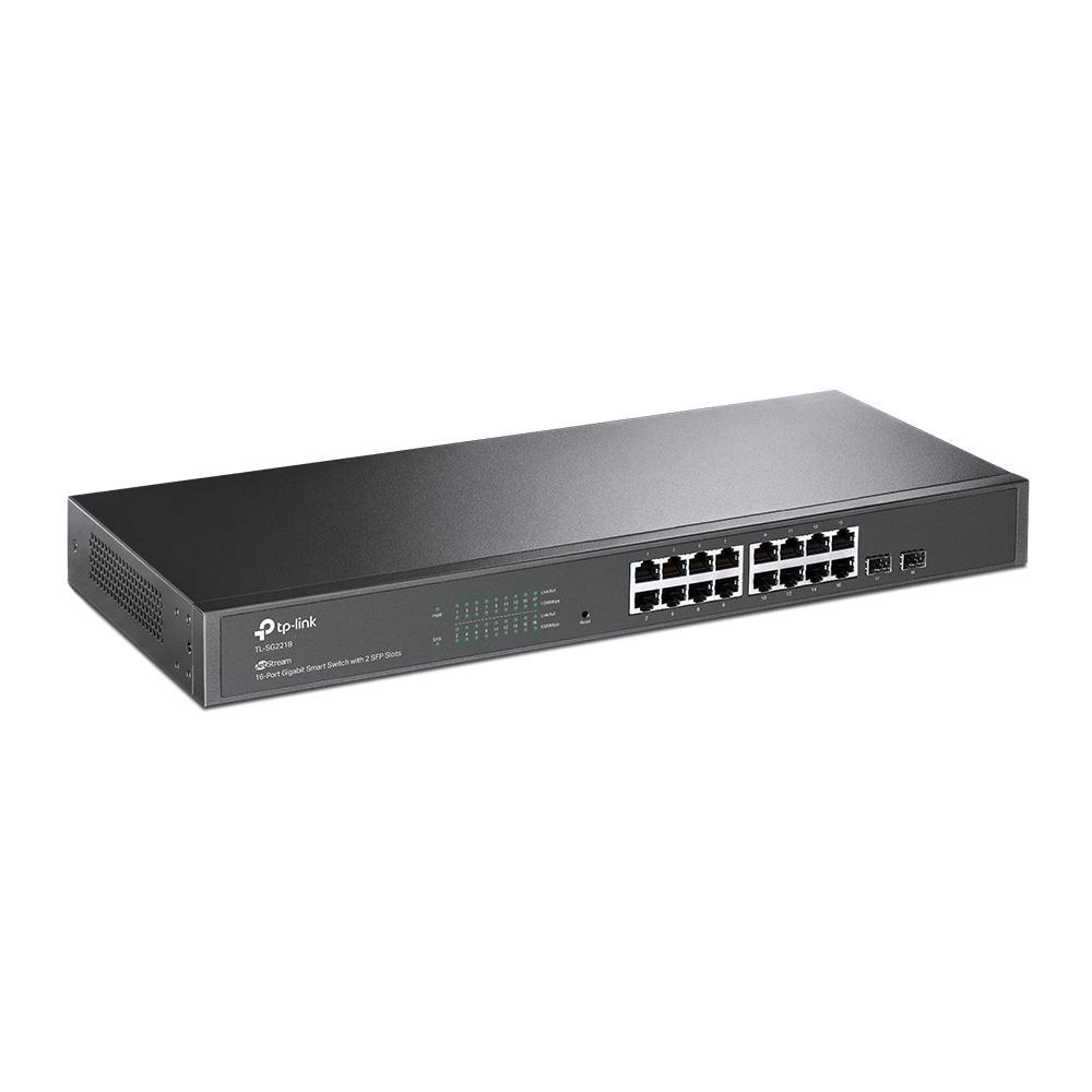 TP-LINK TL-SG2218 JetStream 16-Port Gigabit Smart Switch With 2 SFP - Image 3