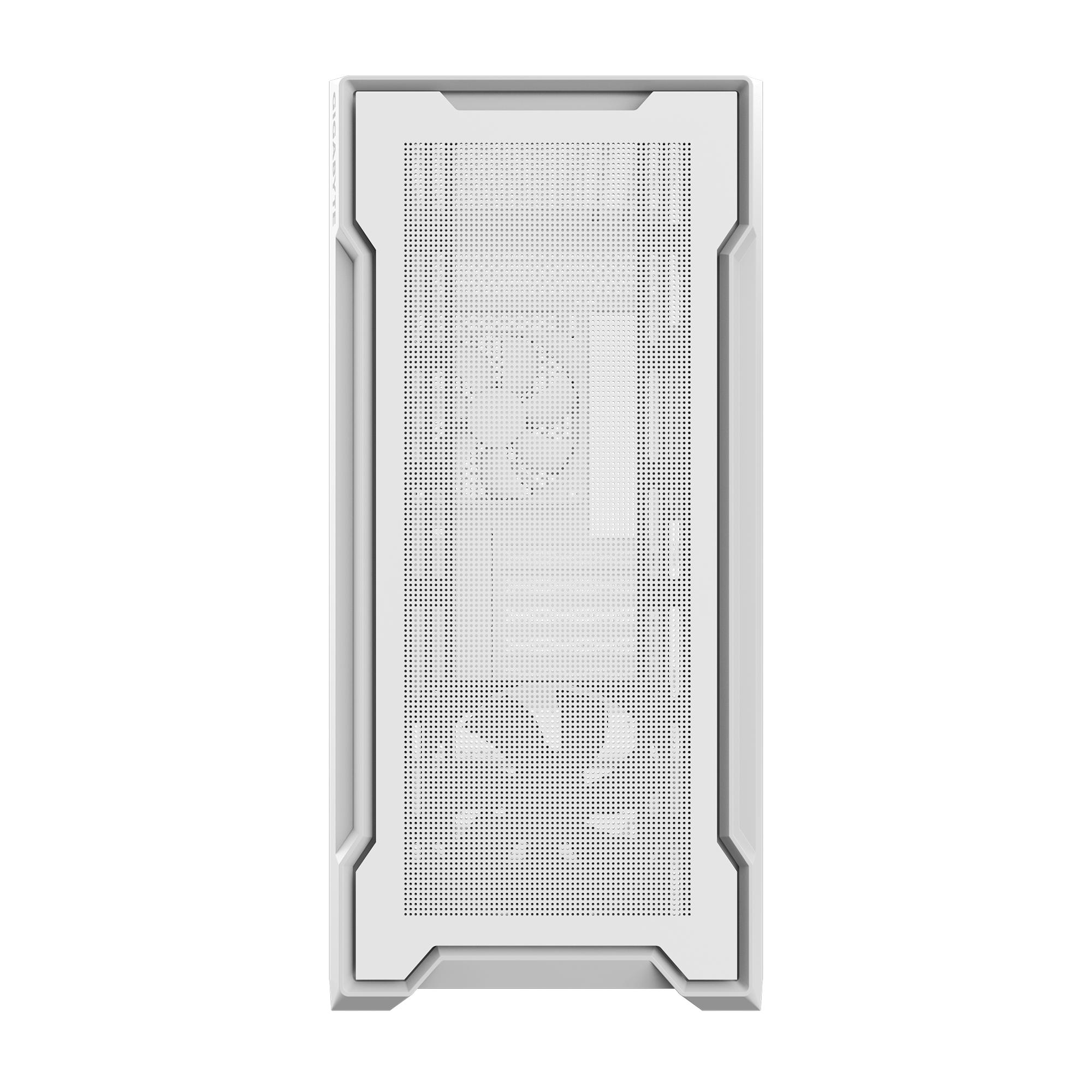 GIGABYTE C102 Glass Ice - Casing PC Gaming M-ATX Included 2 Fan - White - Image 7