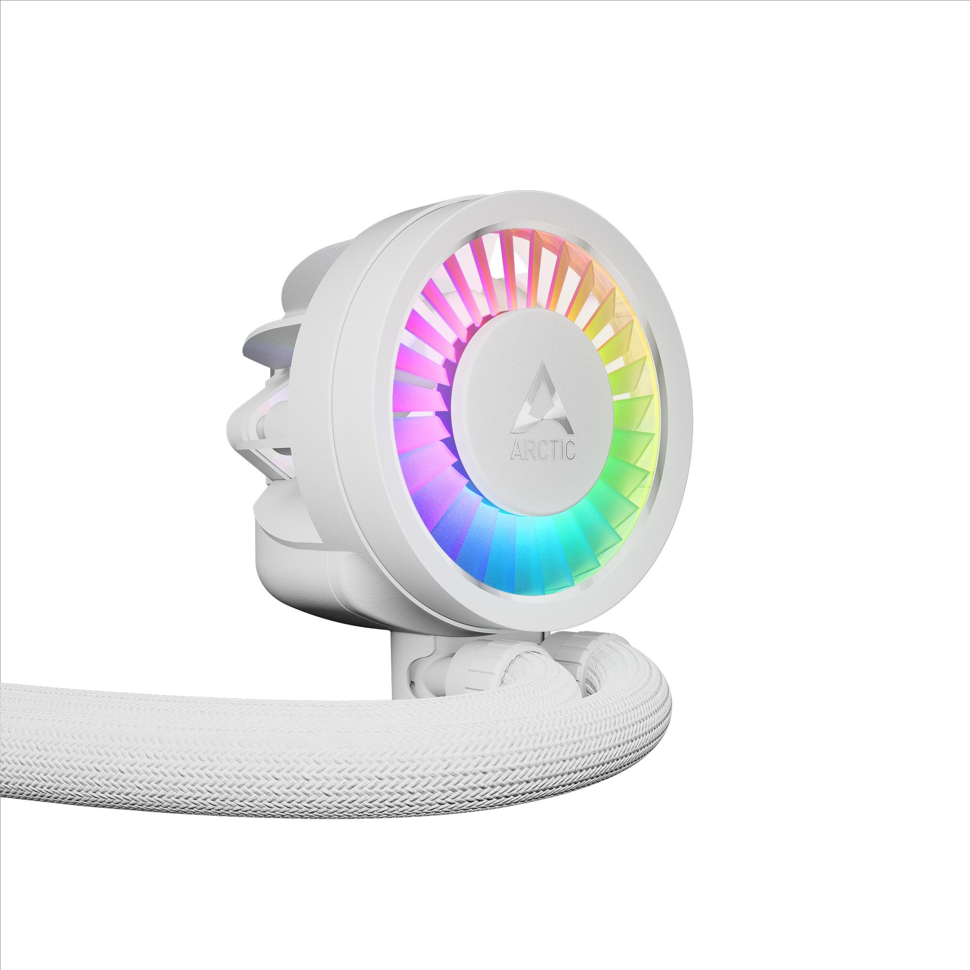 ARCTIC Liquid Freezer III Pro 240 A-RGB | Multi Compatible AIO CPU Water Cooler - White - Image 4
