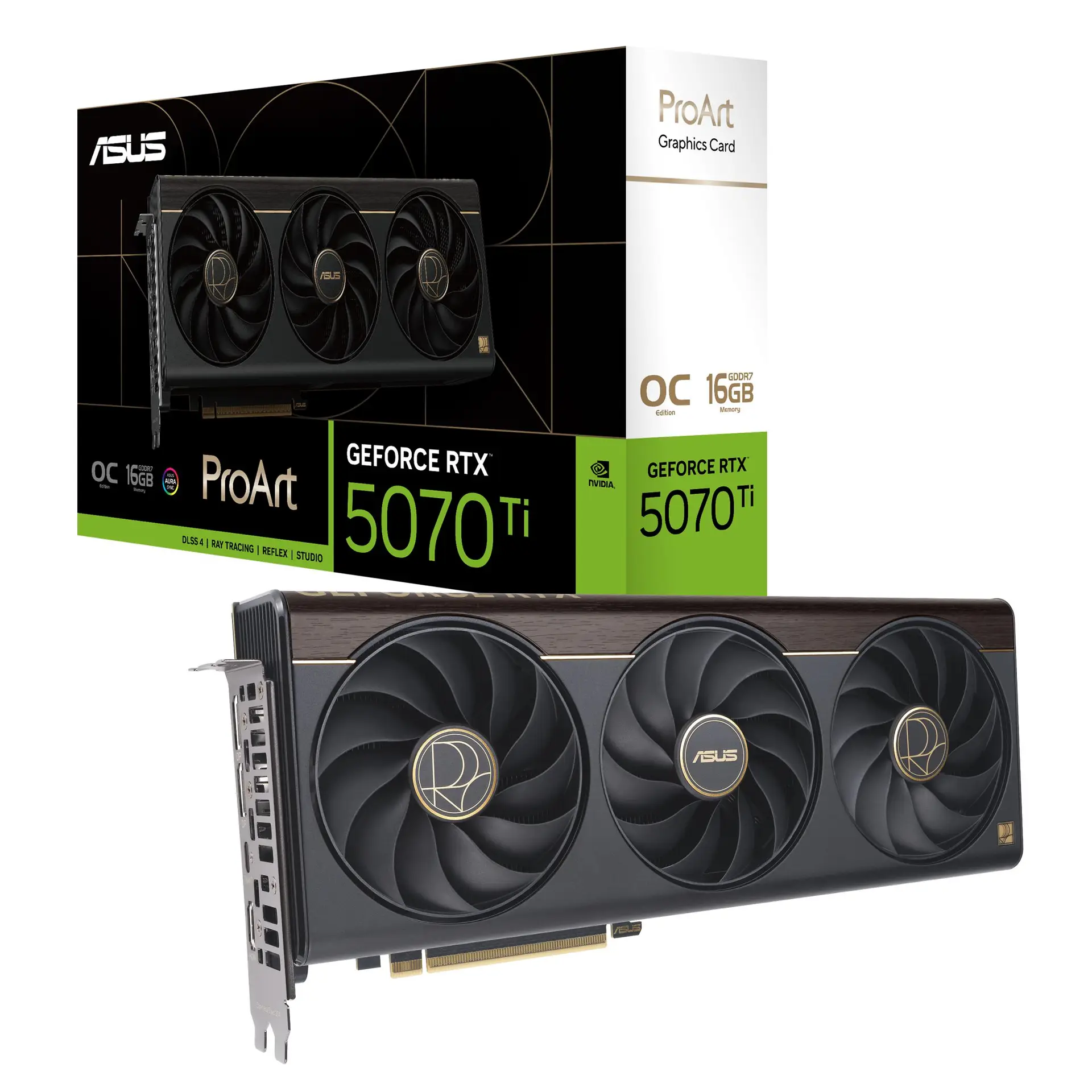 ASUS ProArt GeForce RTX 5070 Ti 16GB OC Edition GDDR7