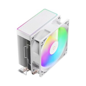 OCYPUS Gamma A20 ARGB - CPU Air Cooler Dual Heat Pipes 92mm Fan - White