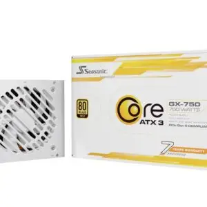 JualSeasonic Core V2 GX-750 ATX 3.1 PCIe 5.1 80+ GOLD Fully Modular – WHITE