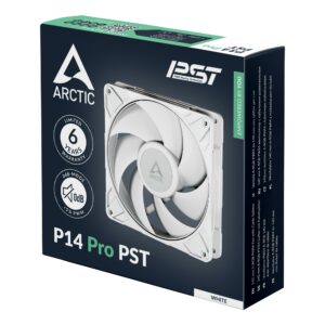 JualARCTIC P14 Pro PST &ndash; 140mm PWM Fan With Cable Splitter &ndash; White