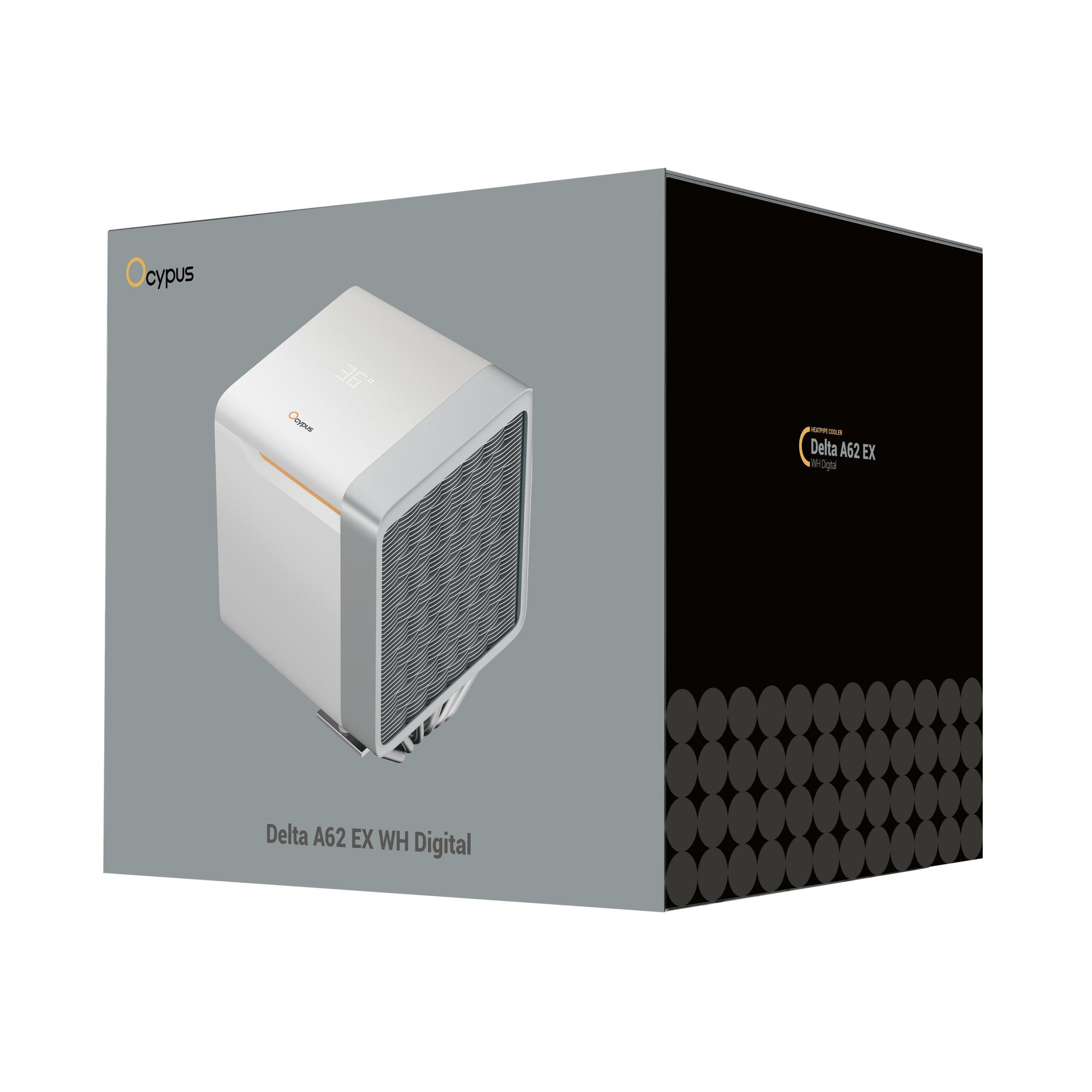 OCYPUS Delta A62 EX Digital - CPU Air Cooler Invisible Dual Fan 120mm - White - Image 13