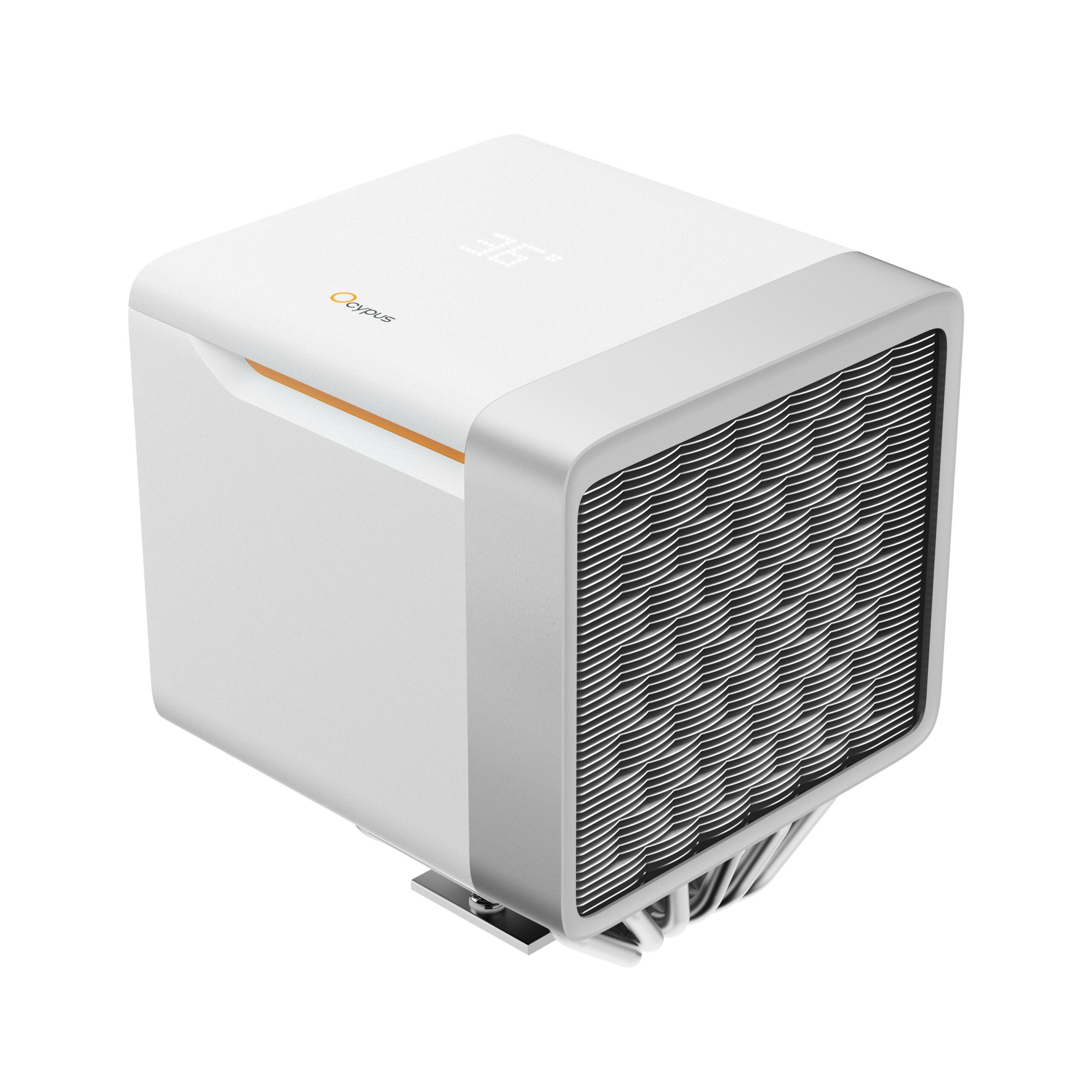 OCYPUS Delta A62 EX Digital - CPU Air Cooler Invisible Dual Fan 120mm - White