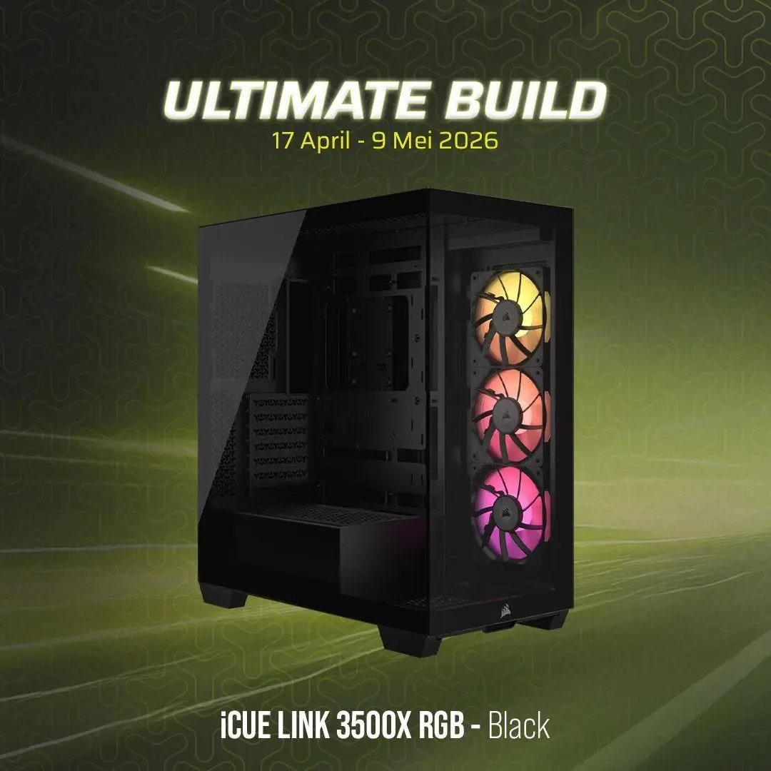 Corsair iCue LINK 3500X RGB | E-ATX PC Case Mid Tower with 3 RGB Fans - BLACK (CC-9011280-WW)
