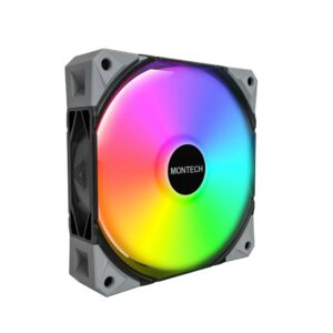 FAN CASING MONTECH E28 ARGB 3 Pack With HUB - 120mm / 12cm - Black
