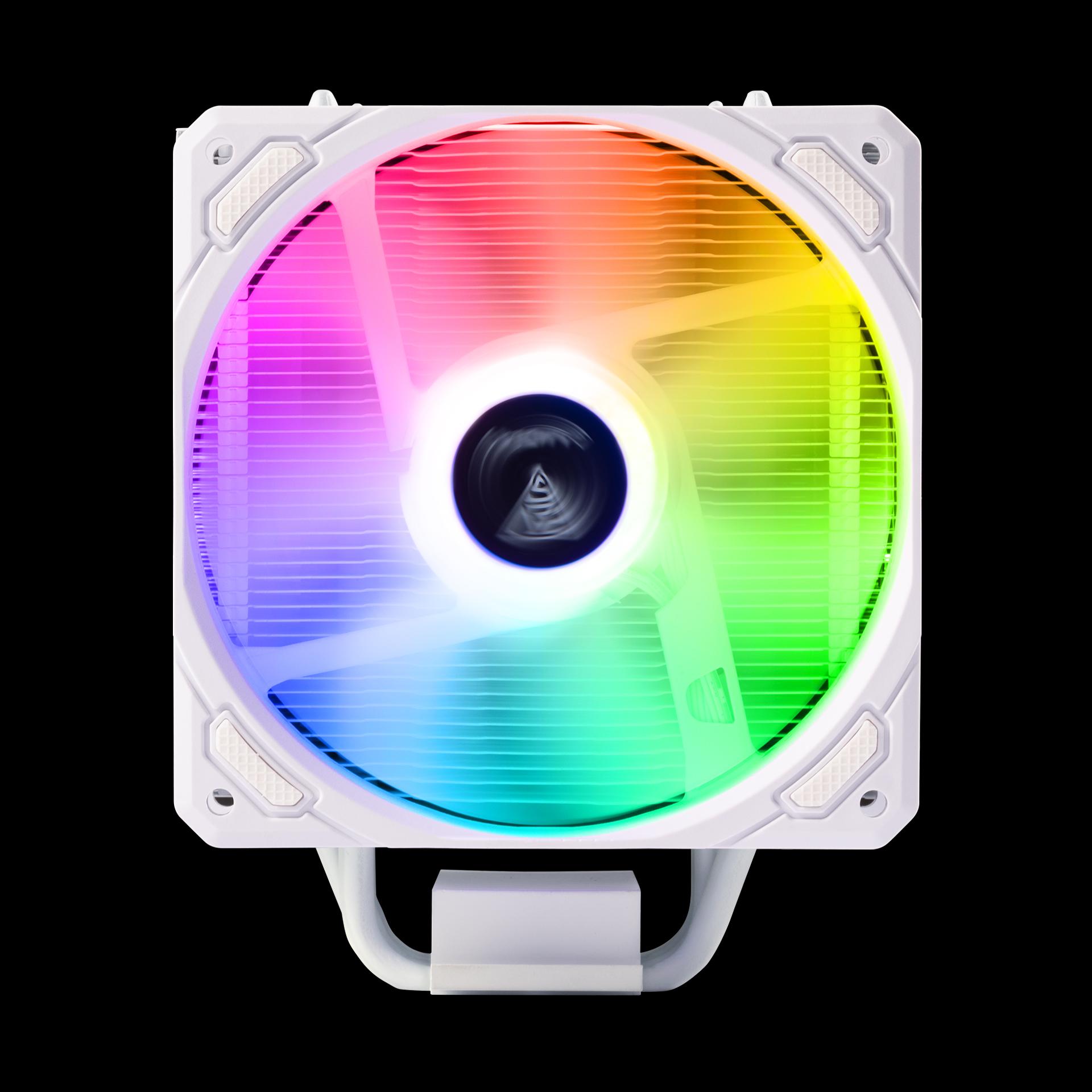 GAMDIAS BOREAS E1-410 ARGB - CPU Air Cooler - White - Image 2