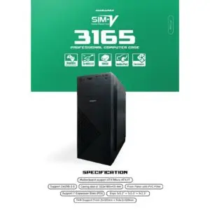 Casing SIMBADDA SIM-V 3165 - Include PSU 380W