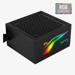JualPower Supply AEROCOOL LUX 550W RGB 80+ BRONZE