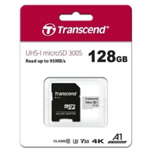 JualTRANSCEND Micro SD 300S 128GB + Adaptor – TS128GUSD300S-A