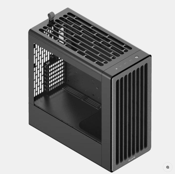 CASING HAVN BF 360 FLOW - Mid Tower E-ATX PC Case Include 3 Fan - Black - Image 2