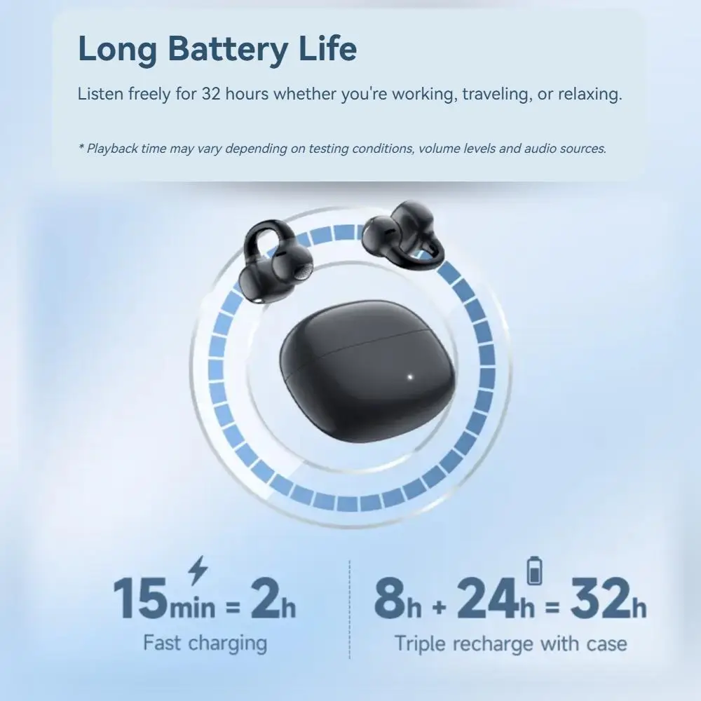 EDIFIER COMFO Q | Open-ear True Wireless Earbuds Bluetooth 5.4 IP56 Type C - Pearl White - Image 4