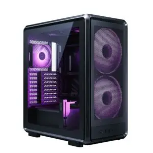 JualCoolerMaster Masterframe 500 Mesh ARGB | ATX PC Case Include 3 ARGB Fans – Black