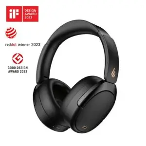 JualEDIFIER WH950NB | Headphone Wireless LDAC codec with Hi-Res Audio & Hi-Res Wireless certification – Black