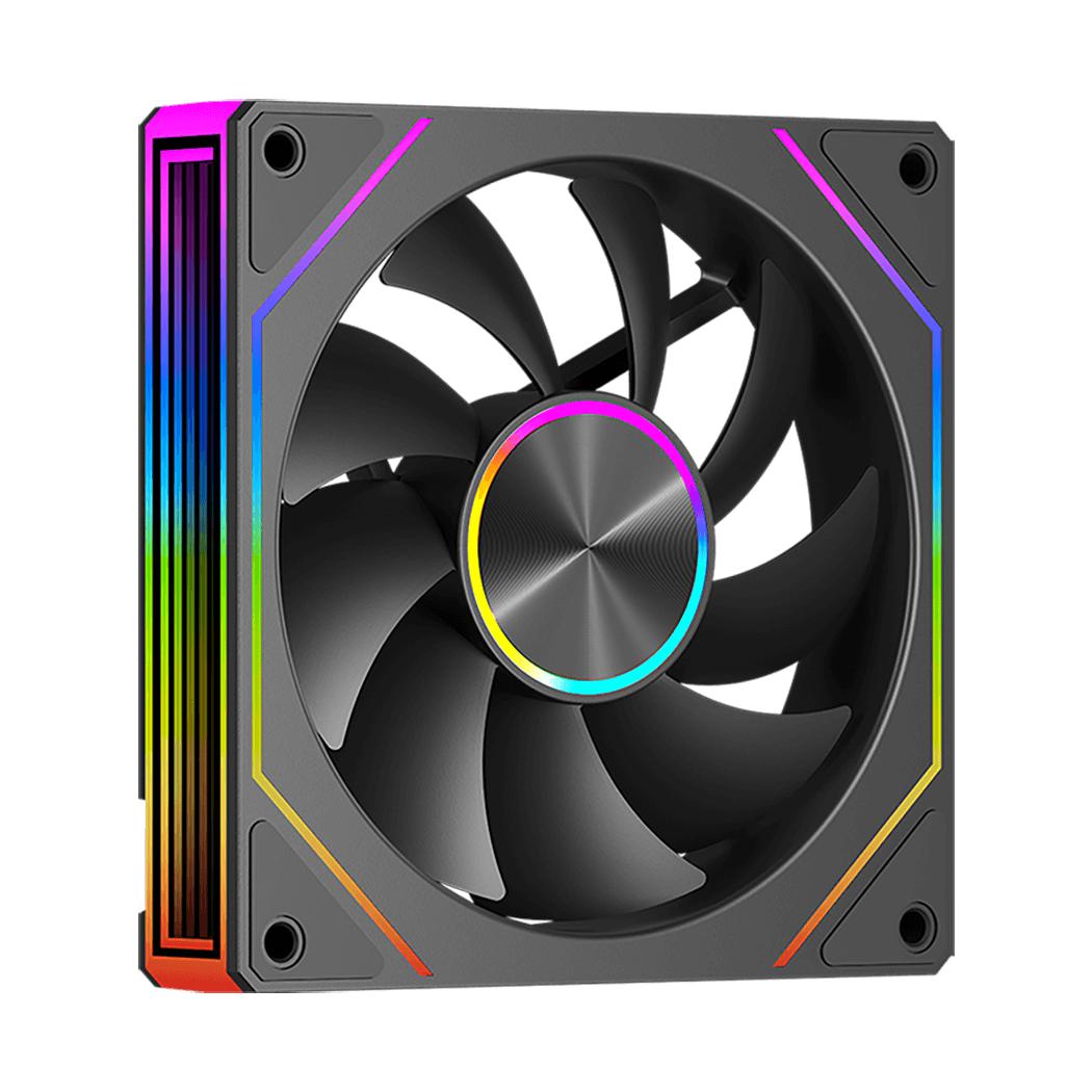 PCCOOLER FG120 ARGB | 120mm Forward Fan PWM ARGB - BLACK - Image 2