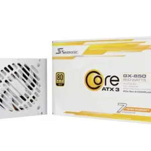 JualSeasonic Core V2 GX-850 ATX 3.1 PCIe 5.1 80+ GOLD Fully Modular – WHITE