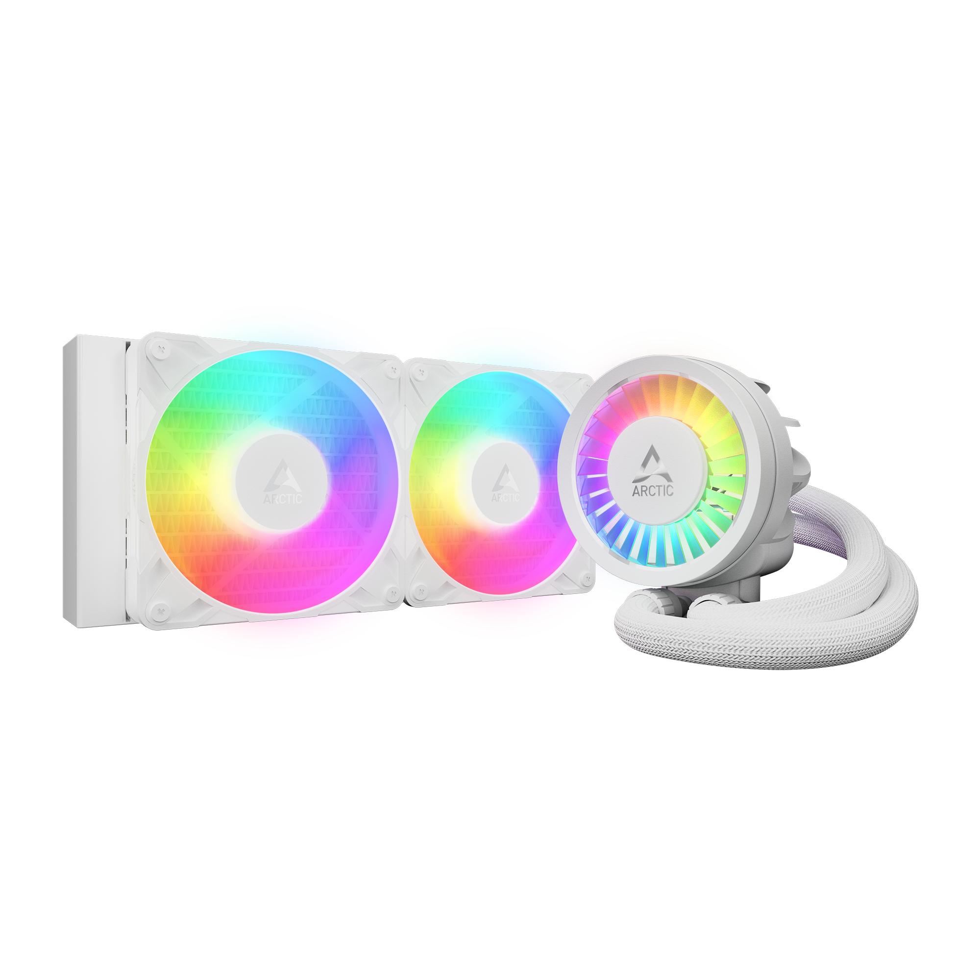 ARCTIC Liquid Freezer III Pro 240 A-RGB | Multi Compatible AIO CPU Water Cooler - White - Image 2
