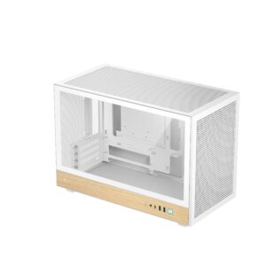 JualCasing DEEPCOOL CH260 / CH-260 WOOD M-ATX PC Case – WHITE