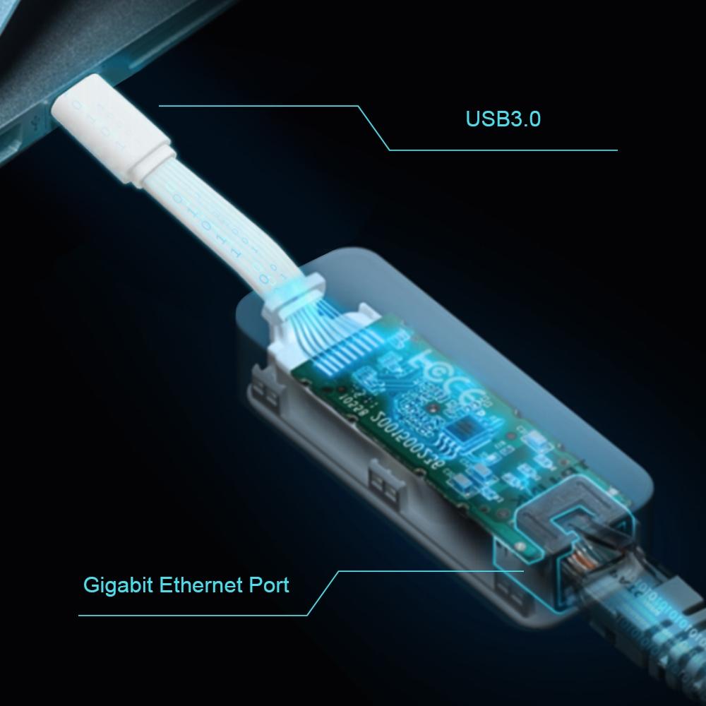 TP-LINK UE300C USB Type-C to RJ45 Gigabit Ethernet Network Adapter - Image 5