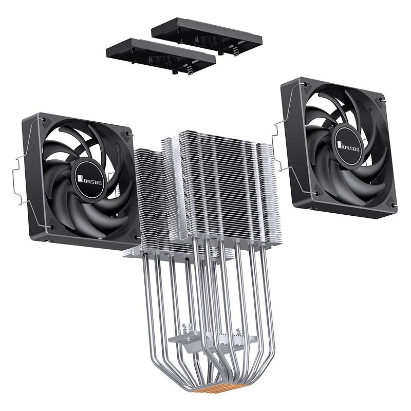 JONSBO CR-3000E - CPU Cooler 6 Heat Pipes - Image 4