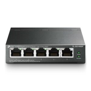 TP-LINK SG1005P 5-Port Gigabit Desktop Switch With 4-Port PoE