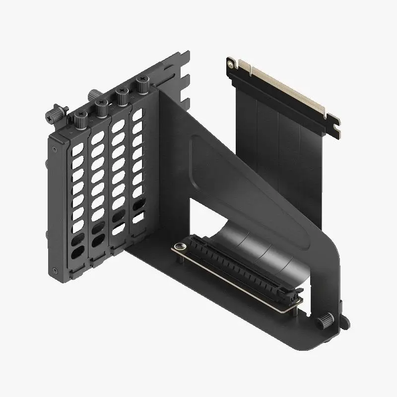 HAVN HS 420 Vertical GPU Mounting | Compatible HS-420 With PCIe 5.0 Riser Cable - Black