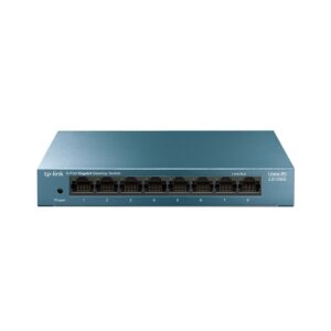 TP-LINK LS108G 8-Port 10/100/1000Mbps Desktop Switch Metal Case