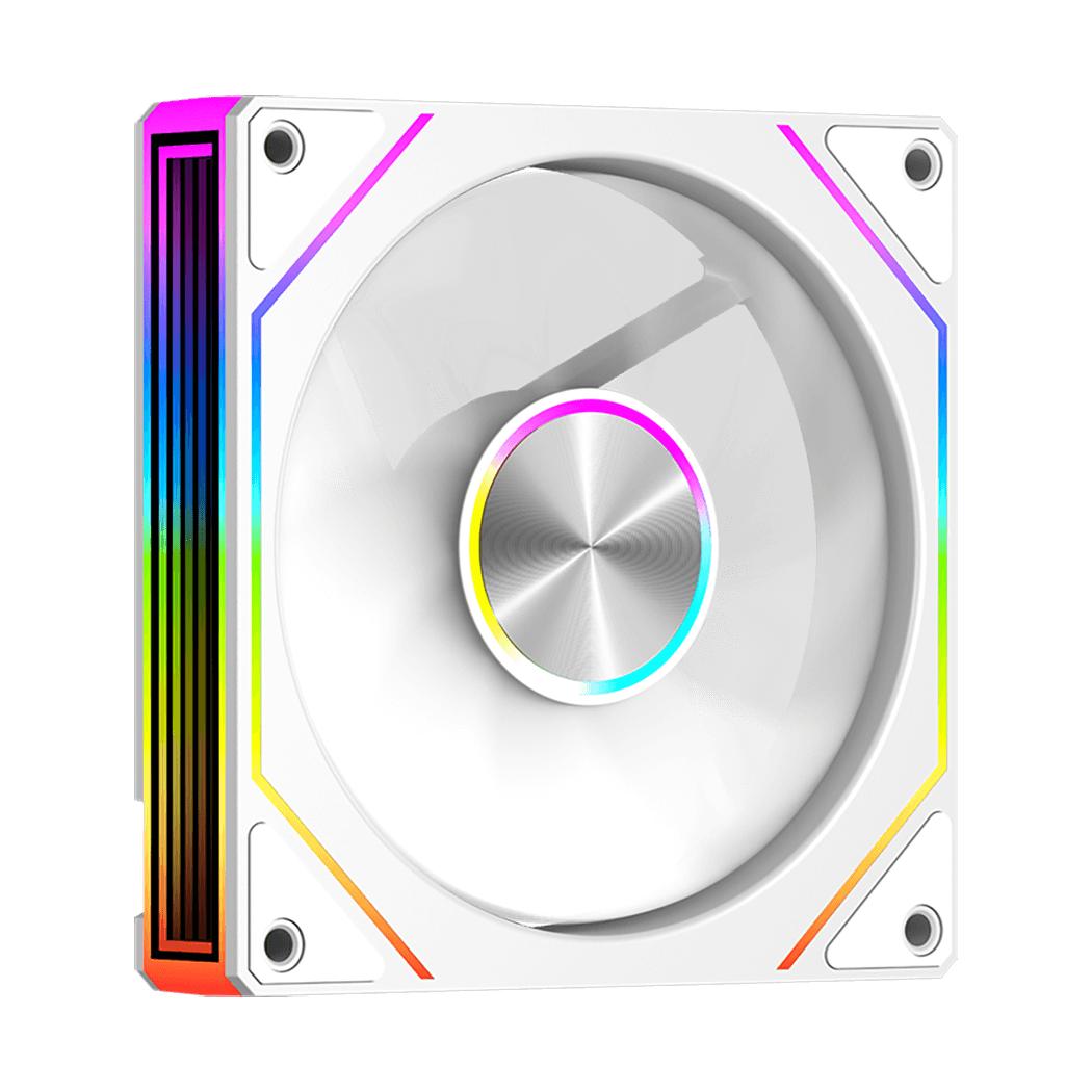 PCCOOLER FG120 ARGB | 120mm Forward Fan PWM ARGB - WHITE - Image 3