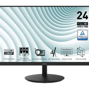 MSI PRO MP242 E14C - Monitor LED IPS FHD 75Hz 24"